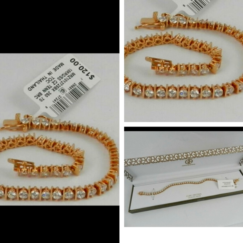 Designer tennis bracelet